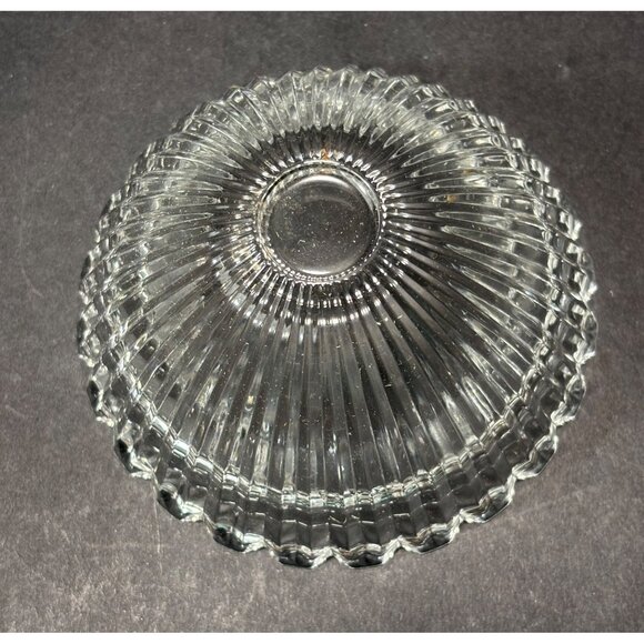 Mikasa Crystal Marquette Covered Candy Trinket Dish Made In Japan - Picture 9 of 11